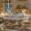 Gothic furniture- Handwork Gilding golden foil royalty dining table-french provincial furniture dining table                        
                                                Quality Choice