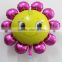 85*82 cm rainbow sun flower balloon smile face foil helium balloons