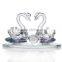 Handmade beautiful wedding gifts crystal swan