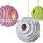 SS in white or pink painted ball pendant lamp