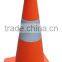 Solar traffic cone warning light