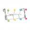 TAOCHENG Multi Color Balls Metal Hooks for Clothes Hanger 3 Hooks