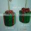 handmade ceramic christmas gift box decoration for sale
