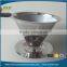 Golden Supplier Pour Over Coffee Maker & Brewer Stainless Steel Coffee Dripper