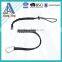 Flexible Safety Tool Lanyard Triple-Locking Dual Carabiner Tool Lanyard