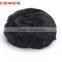 fashion original clip on man bun wig natural black color
