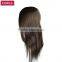 synthetic and human hair female mannequin head