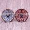 Custom guangzhou cheap embossed jeans cufflink metal shank button