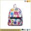 2016 New Design Wholesale Printing PU Leather Backpack for Girls