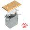 cUL UL Flush rectangular floor socket box