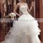 (MY2199) MARRY YOU Alibaba Sweetheart Heavily Beaded Bodice High Low Ruffle Skirt Wedding Dress 2016