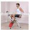 Folding exercise bike with height adjustable