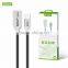 Stainless steel material colored fast charger slim micro usb cable, usb cable for Android mobile