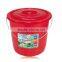 Hot Sale Plastic Watering Bucket With Stainless Handle And Lid