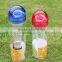 Customized infuser fruit plastic water bottle