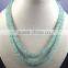 Natural Milky Aquamarine Beads Necklace