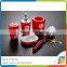 Colorful baseball bathroom set