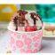 Disposable custom printed single wall double PE coated dessert cups