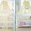 Baby mosquito net with romantic lace yellow mosquito net