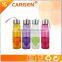 2015 popular in America flexible school water bottle with fruit infuser
