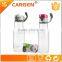 Custom brand 400ml clear gym plastic water bottle