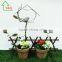 Metal Birdfeeder And Planter garden pot for sale plant pot cheap plant pot