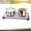 Premium Electrical Double Hot Plate / Table Top Hob 2500W - Stainless Steel - Black