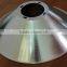 high quality Factory Outlet Sand-blasted Aluminum Lamp Shade Cnc Metal Spinning Product