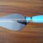 carbon steel or stainless steel bricklaying trowel with wood handle or plastic handle