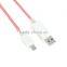 charging high speed micro usb cable with led light