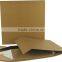 Custom print logo brown kraft paper boxes folding cardboard paper storage box
