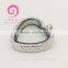 Newly heart girlfriend charms, silver heart floating locket charms china cheap price