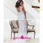 GS22 Hot Sale Sexy Backless V Neck Wedding Dress Sleeveess Lace Floor Length Vestido De Noiva Com Manga Curta