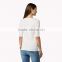 Daijun OEM boat neck 100%poyester high quality plain casual t-shirt