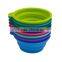 Shenzhen OEM collapsible silicone pet food bowl dog