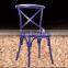 Iron frame Pashmina multicolor dining chair