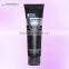 Cleansing foam tube cosmetics container plastic with flip top cap