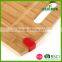 Top grade bamboo bread chopping board /wooden bread cutting board with silicone feet
