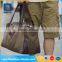New fashional Khaki or customized color canvas and 210D handbag tote bag