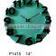 hot selling high quality 3D plastic wall clock