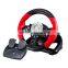 PC game hardware Racing Steering Wheels & pedals with hand brake / Gear Suction / Vbration