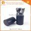 new arrival 12pcs top grade nylon hair charming black wooden handle in PU rolling bag kabuki makeup brush set