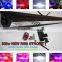 Color changing light bar RGB 288W 50 inch wireless remote control for offroad, truck, 4x4, atv led light bar purple