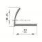 2014 new style tile trim aluminum with rubber