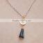 Fashion jewelry sets beautiful jewelry set gold black stone jewelry set