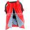 New design sartorial double piled soft red and grey minky car seat cover