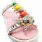 Gold Fashion Crystal Rhinestone Shoe Accessories Shoe Chain For High Heels