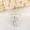 white gold with diamond pendant necklace(AM-D0329)