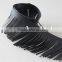 high quality 4.5cm black simplify design tassel lace trims for clothing