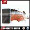 Multi-function 18-piece professional cosmetic brush set with wooden handle